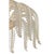 Venetian White and Gold Leaves Murano Style Glass Chandelier from Simoeng For Sale - Image 4 of 9