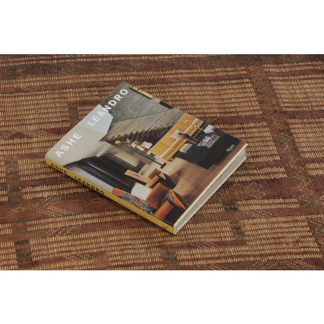 Square Vintage Tuareg Mat, Tribal Geometric Motifs in Beige-Brown - Rug & Kilim For Sale - Image 9 of 10