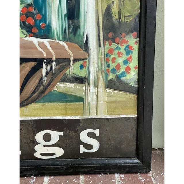 Blue English Pub Sign, "Fountain Head" For Sale - Image 8 of 12