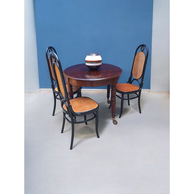 Extendable English Mahogany Table with Casters, England, 1890s For Sale - Image 14 of 15