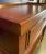 Wood Medium Walnut Finish on Walnut With Caned Shelves Bogart Table From the Madeline Stuart Collection For Sale - Image 7 of 8