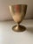 Mid-Century Modern Vintage Brass Chalice For Sale - Image 3 of 9