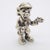 Vintage Italian Handmade Genuine Silver Garden Gnome Solid Dollhouse Miniature For Sale - Image 4 of 11