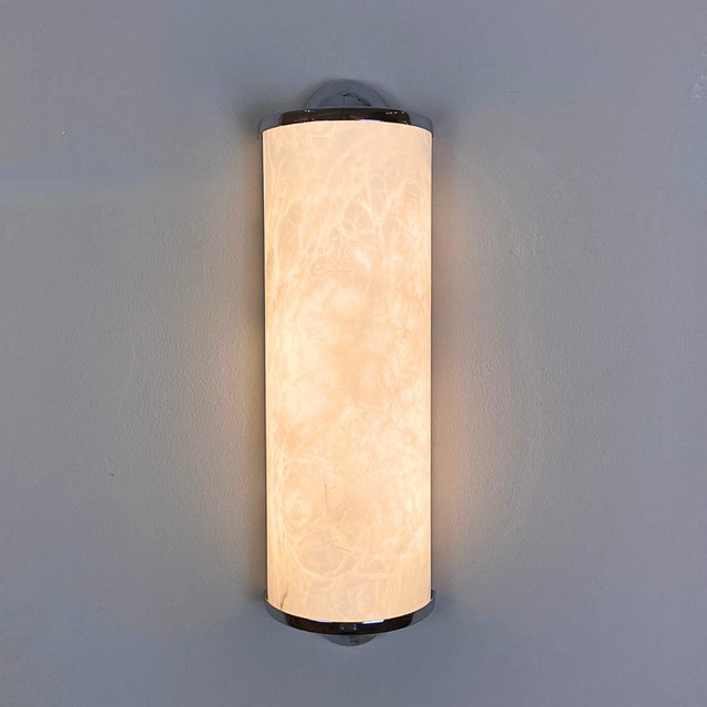 Metal Alabaster Wall Sconce from Eclipsi, Spain, 1990s For Sale - Image 7 of 13