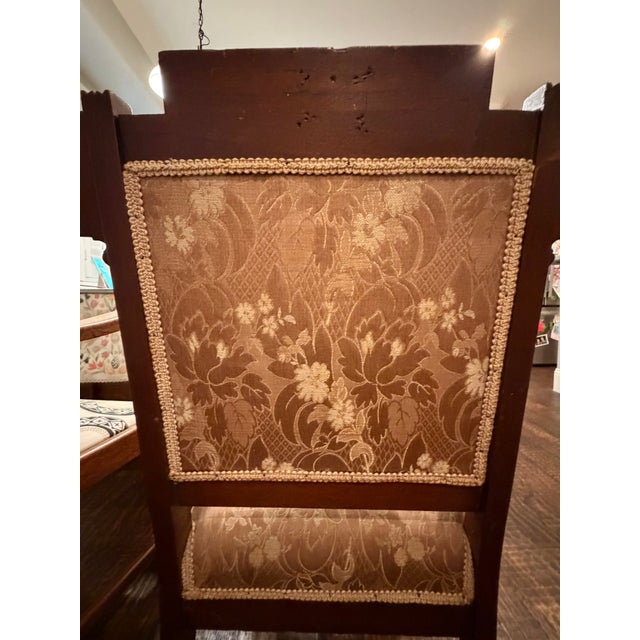 19th Century Victorian Eastlake Carved Walnut Upholstered Side Chair For Sale - Image 4 of 18