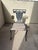 1930s Pair of Neoclassical Lyre Back Cast Iron Lyre Back With Weathered Wood Seats For Sale - Image 4 of 18