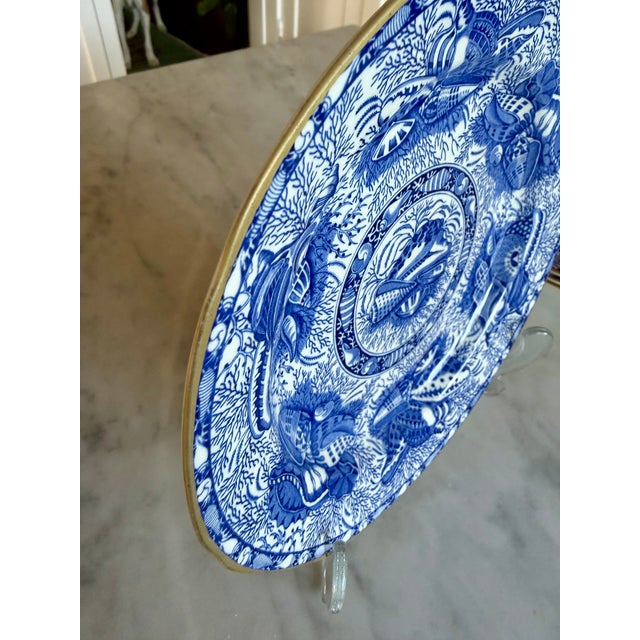 1980s British Colonial Mottahedeh Torquay England - Set of 4 Salad Plates For Sale - Image 10 of 10