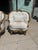 1960s Louis XV 3 Piece Gold Leaf Wood Salon Sofa Set Settee Set For Sale - Image 4 of 9