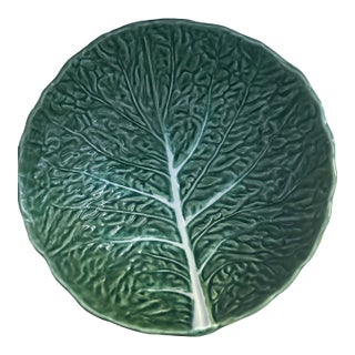 Cabbage Leaf Serving Bowl by Jose Alvarez Olfaire Caldas. For Sale