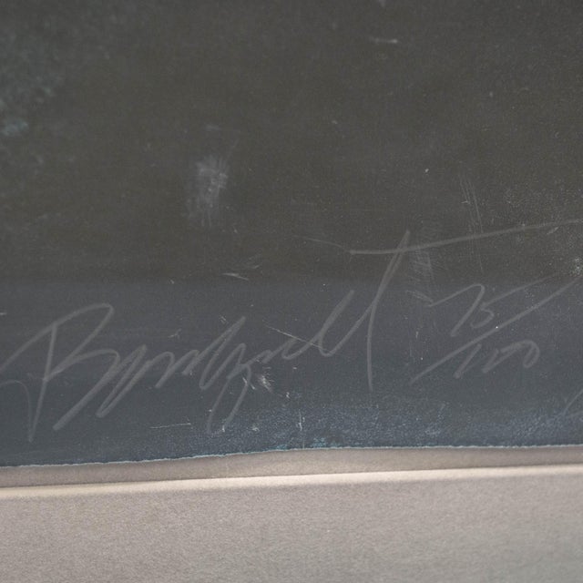 Printmaking Materials 1980s Large Frank Howell Signed and Numbered Lithograph "Bouquet" For Sale - Image 7 of 8