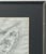 1970s Original Portrait Pencil Sketch by Michael William Linstrom - Framed For Sale - Image 4 of 9