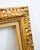 Antique Frame Picture Wall Framed Felt Gold Gilt Brass Art Floral 27.5x31.75 For Sale In Sacramento - Image 6 of 12