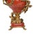 Red French Porcelain Ormolu Cherub Urns, Set of 2 For Sale - Image 8 of 13