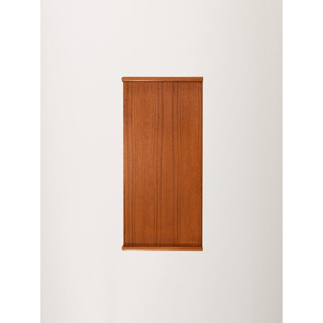 Brown Scandinavian Bedside Table, 1950s For Sale - Image 8 of 9