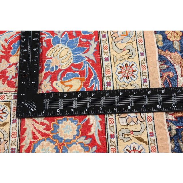 Vintage Turkish Silk Hereke Rug, 07'00 X 09'08 For Sale In Dallas - Image 6 of 10