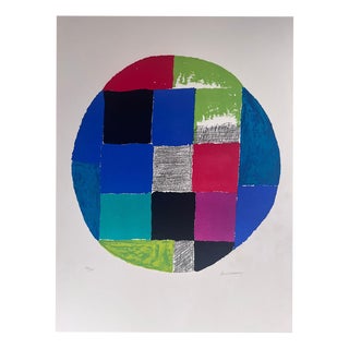 Sonia Delaunay, Circular Composition, 1970s, Paper For Sale