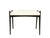 Mid-Century Modern Italian Ottomans in Ivory Skai and Wood, 1950s, Set of 2 For Sale - Image 4 of 10