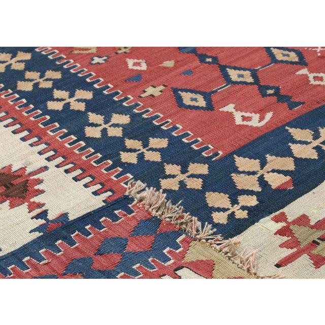 1920s Caucasian Kilim For Sale - Image 4 of 5