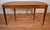 1970s Stickley English Traditional Cherry Satinwood Inlay Console Table Accent Table For Sale - Image 9 of 18