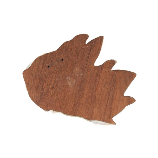 Vintage Studio Pottery Figurative Wall Art Sculpture For Sale - Image 9 of 9