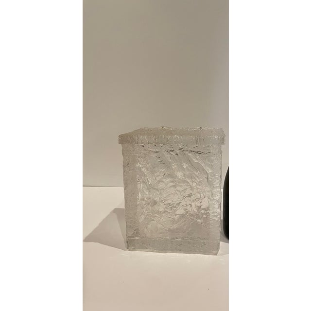 Vintage "Block of Ice" Ice Bucket For Sale In New York - Image 6 of 6