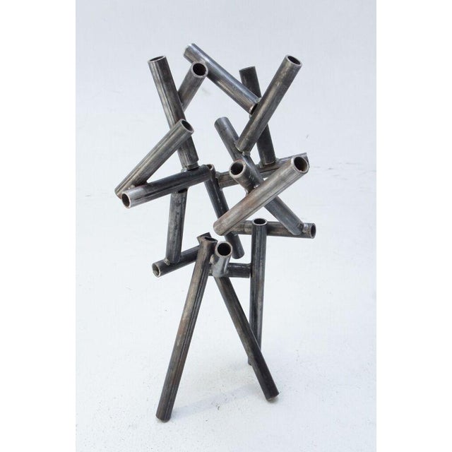 Metal Pipe Sculpture Chairish