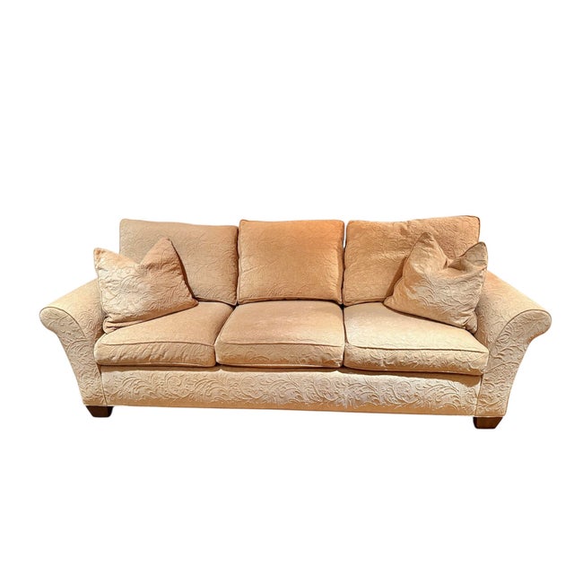 Stickley Stickley Three Cushion Sofa With Pillows; Exceptional Style and Form For Sale - Image 4 of 12