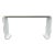 Mid-Century Modern White Lacquered Grasscloth Console Table For Sale