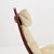 Set of Mid-Century Modern Siesta Chair and Ottoman in Cream White Leather by Ingmar Relling, 1970s For Sale - Image 11 of 18