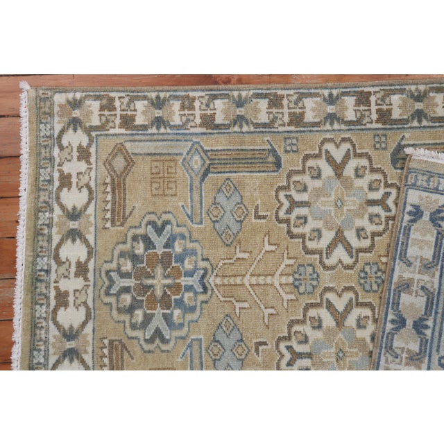 Textile Vintage Zabihi Collection Mini Persian Rug For Sale - Image 7 of 7