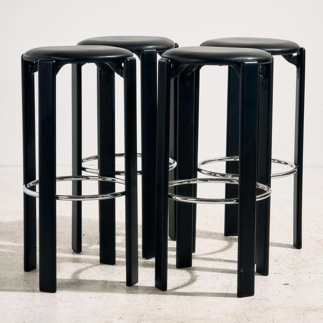 Bar Stool by Bruno Rey for Kusch & Co., 1970s For Sale - Image 15 of 15