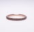Early 21st Century Micro Pave Black Diamond .50 Carat Eternity Wedding Band in Rose Gold, Size 6 For Sale - Image 5 of 5