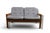 A beautifully crafted Danish modern loveseat by Domino Møbler, showcasing the clean lines, exceptional craftsmanship, and...