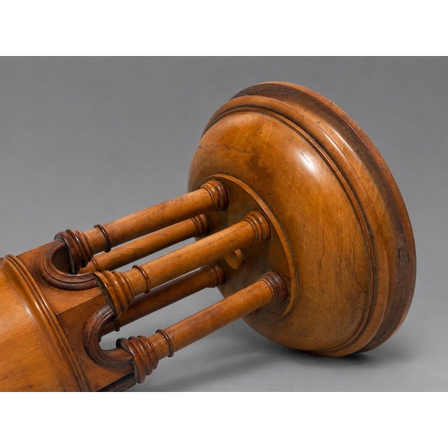 Brown Antique North European Grand Tour Temple Model Sculpture, C. 1890 For Sale - Image 8 of 8