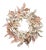 Harvest Foliage and Blossom Wreath 24"D For Sale