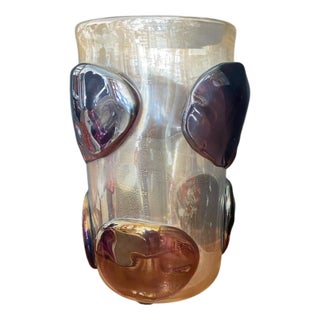 Murano Glass Vase by Costantini, 1990s For Sale