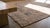 Colorful Square in a Geometric Design With Lovely Ivory Background Antique American Hooked Rug For Sale In New York - Image 6 of 8