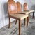 1930s Art Deco Burr Walnut Dining Chairs with Cream Upholstered Seats, 1930s, Set of 4 For Sale - Image 5 of 10