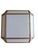 Square Wall Light in White Opaline Glass and Gold Patinated Metal, Italy, 1970s For Sale - Image 10 of 10