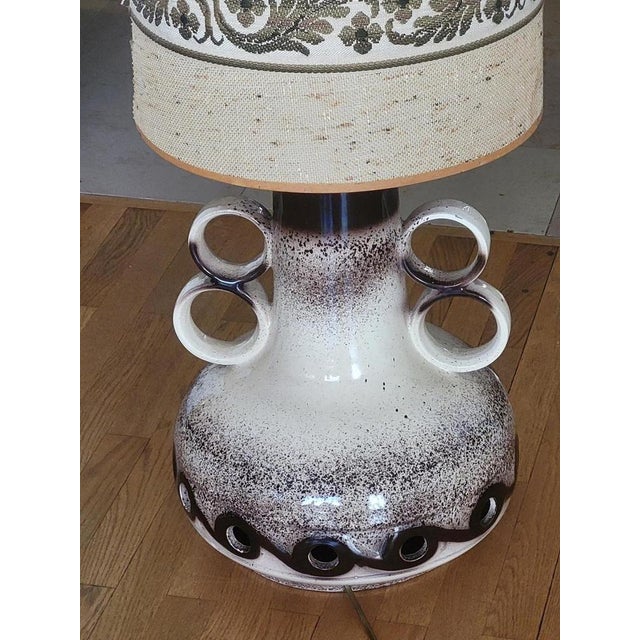 West German Ceramic Floor Lamp, 1960 For Sale - Image 4 of 16