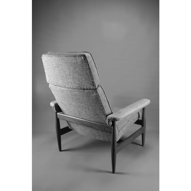 Mid-Century Modern Grey Lounge Chair, 1960s For Sale - Image 9 of 12
