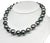 Diamond Tahitian Pearl 14k Gold Necklace Certified For Sale - Image 4 of 10
