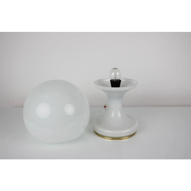 Mid-Century Czech All Glass Table Lamps, 1970s For Sale - Image 3 of 9