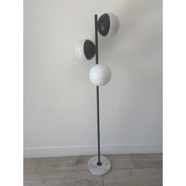 1980s Mid-Century Modern Style Floor Lamp For Sale - Image 4 of 7