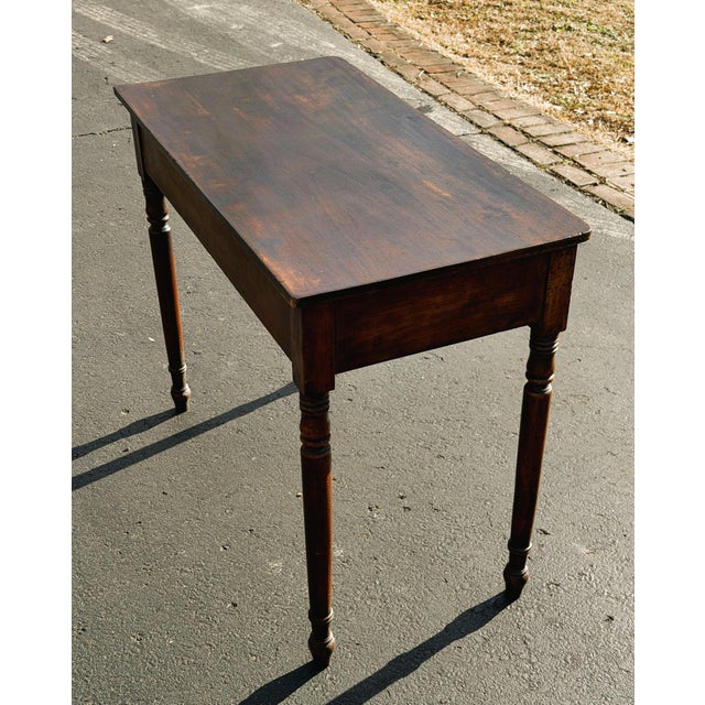 Early 19th Century George III Two-Drawer Side Table For Sale In Washington DC - Image 6 of 10