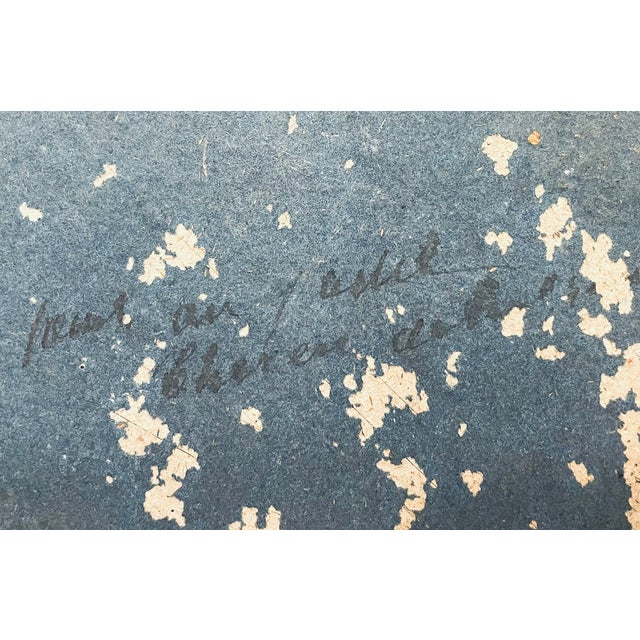 Wood Mona L Hurier Impressionist French Still Life Fruit Peach Pastel on Board For Sale - Image 7 of 7