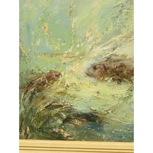 Karolyi, Fish, 1968, Oil on Board, Framed For Sale - Image 4 of 14