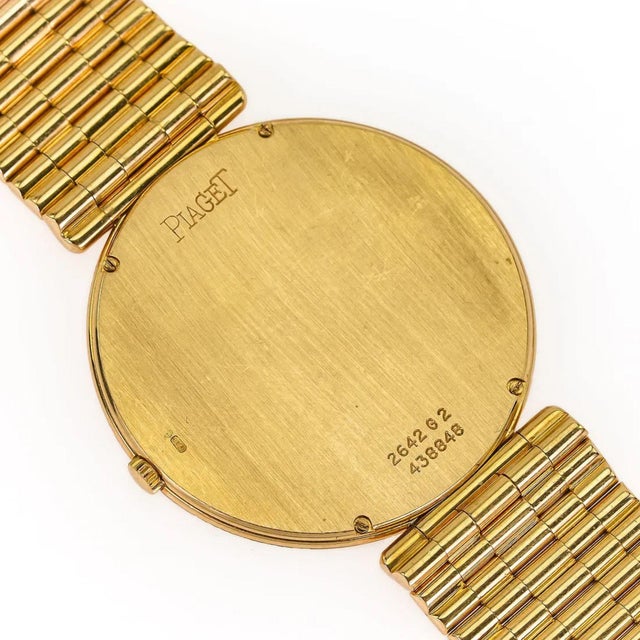 Piaget 2642 18k Gold Ultra-Thin Manual 2-Tone Dial 31mm Watch For Sale - Image 9 of 13