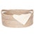 2020s Artifacts Rattan Oval Basket in White Wash - 16" For Sale - Image 5 of 6