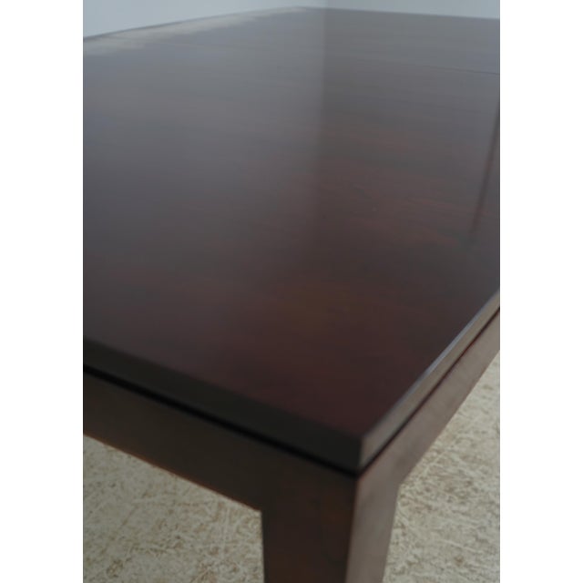 2000 - 2009 Stickley Metropolitan Cherry Dining Table For Sale - Image 5 of 18